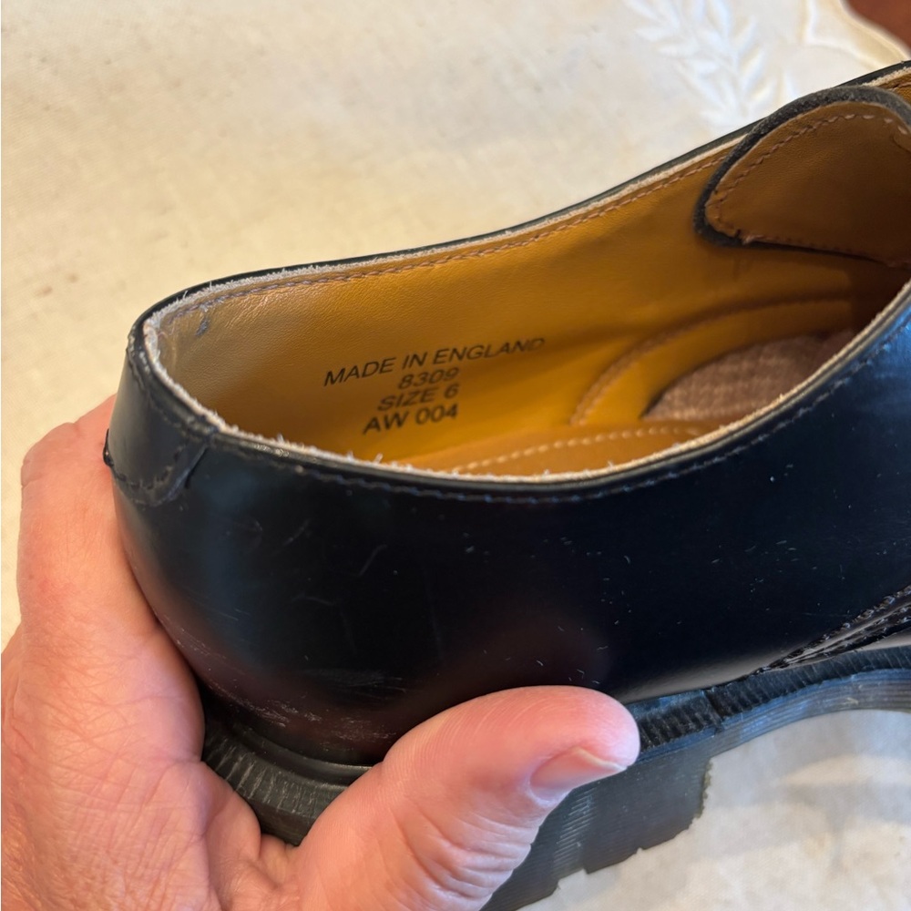 Dr. Martens Black Leather Oxfords - Picture 5 of 8